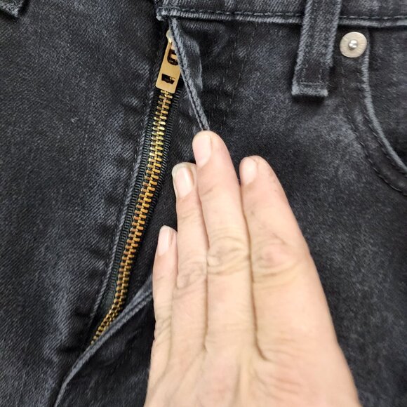 Levi's Jeans Mens 34x32 510 Black Skinny Stretch Mid Rise Cotton Blend - Picture 3 of 13